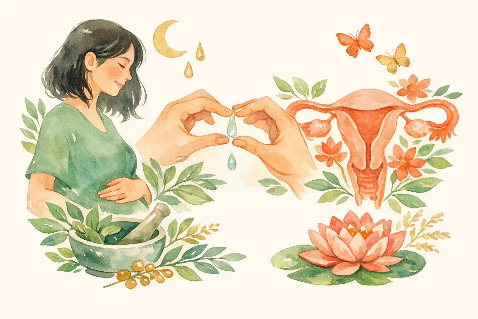 Editorial illustration for Cervical Mucus Tracking - What Your Body Is Already Telling You