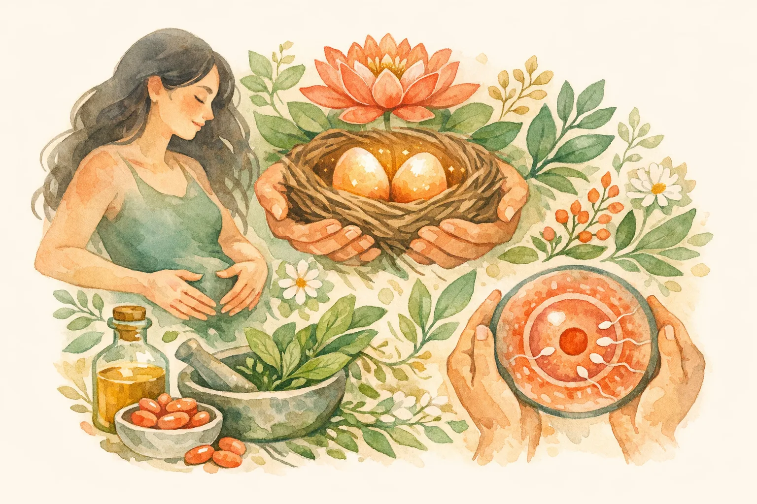 Editorial illustration for CoQ10 and Egg Quality: What 6 Randomized Controlled Trials Actually Found