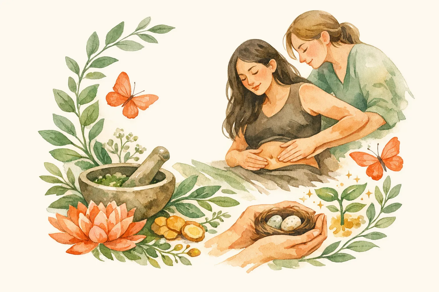 Editorial illustration for Fertility Massage - What the Research Actually Shows and What to Do Today