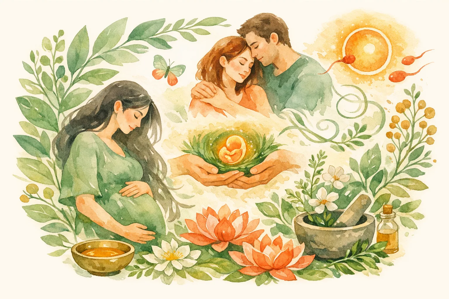 Editorial illustration for How to Get Pregnant Naturally - What the Research Actually Says