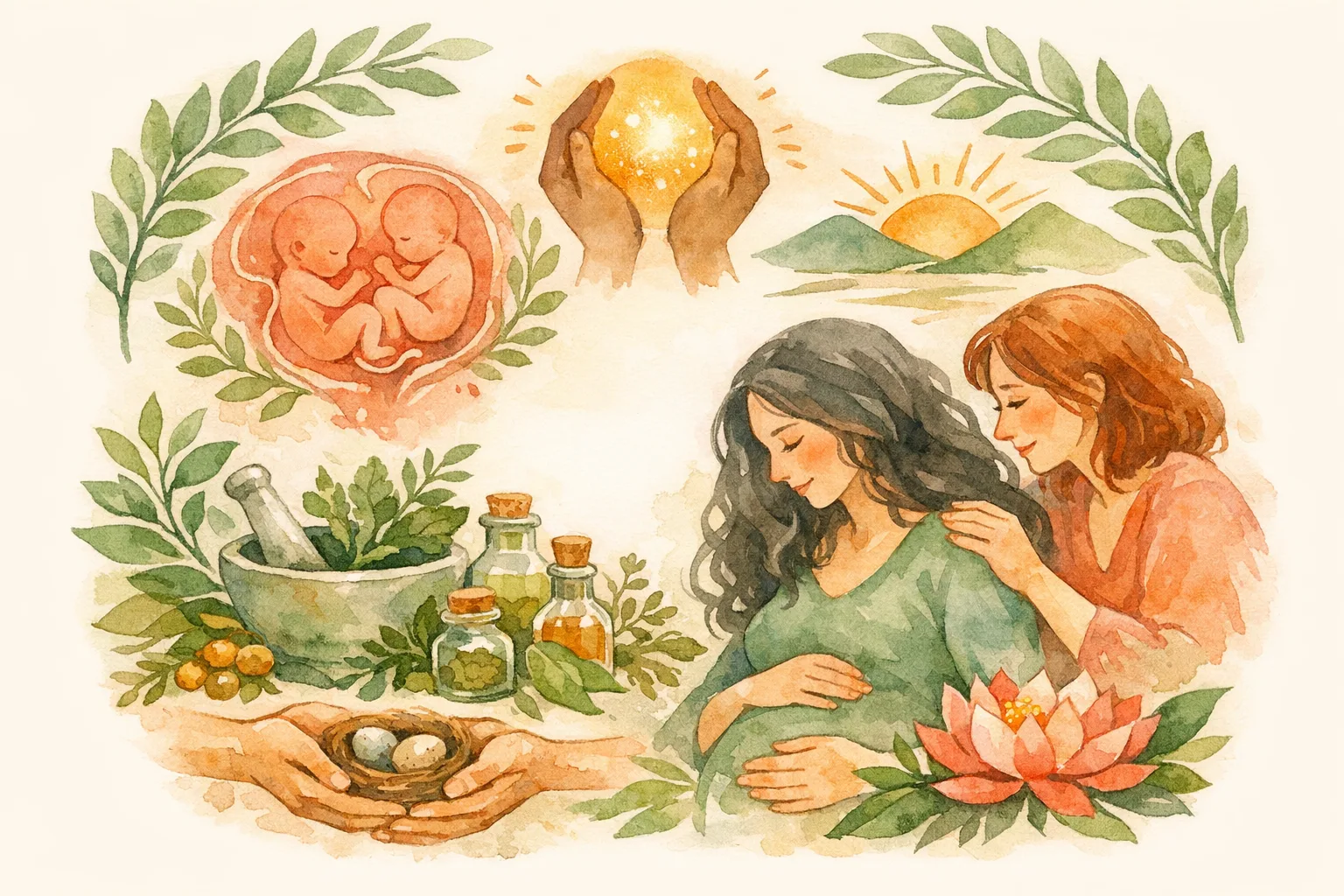 Editorial illustration for A Holistic Doctor in Las Vegas Will Not Tell You This About Your Fertility