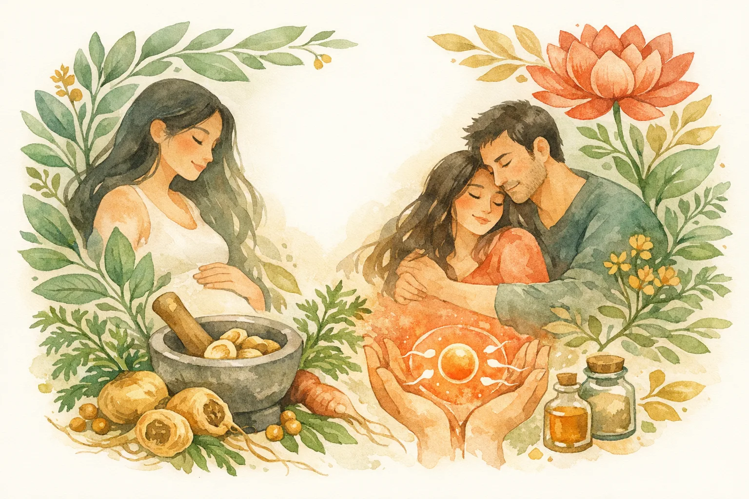 Editorial illustration for Maca Root and Fertility - What the Research Actually Shows