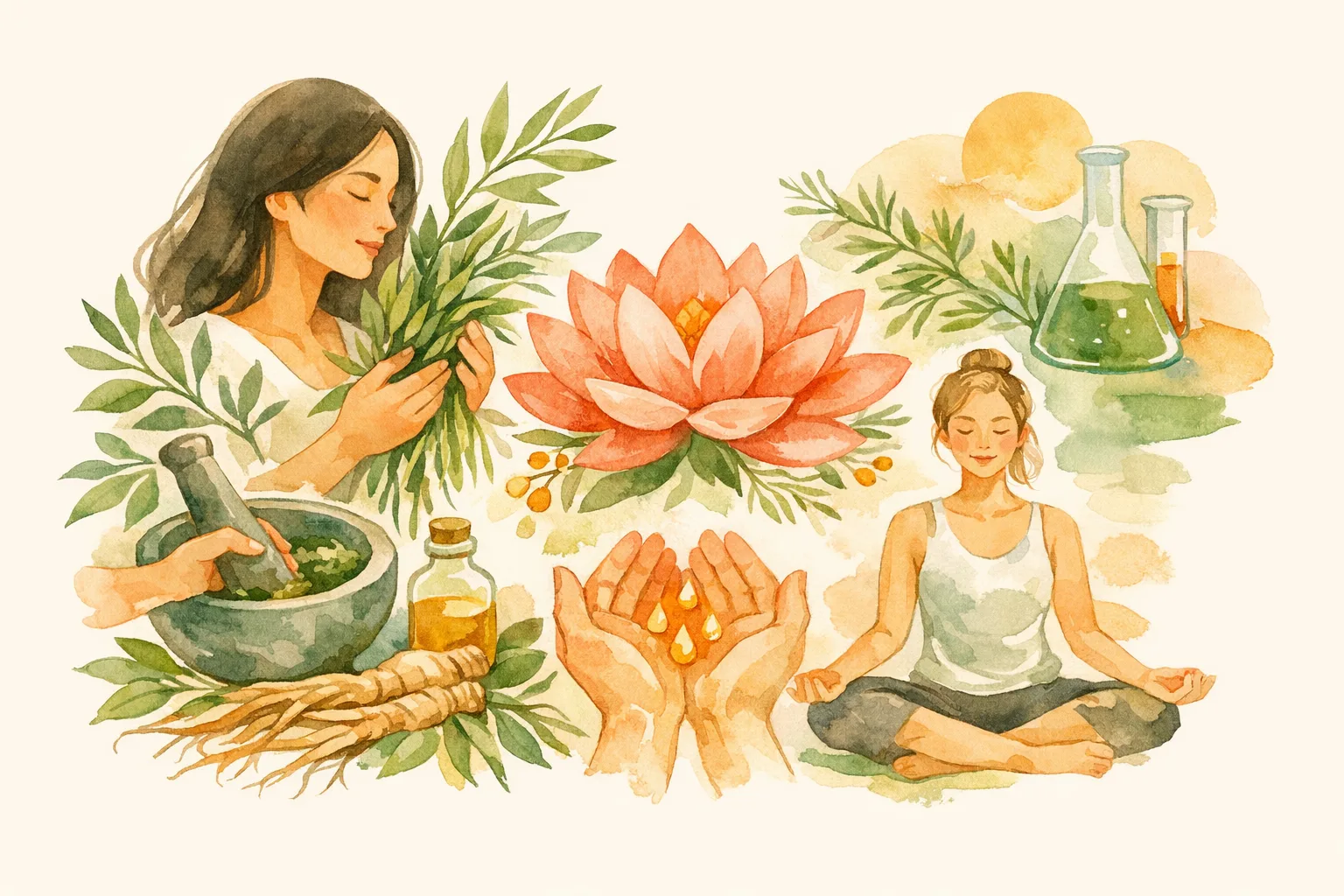 Editorial illustration for Shatavari Benefits - What 5,000 Years of Medicine and Modern Clinical Trials Both Prove