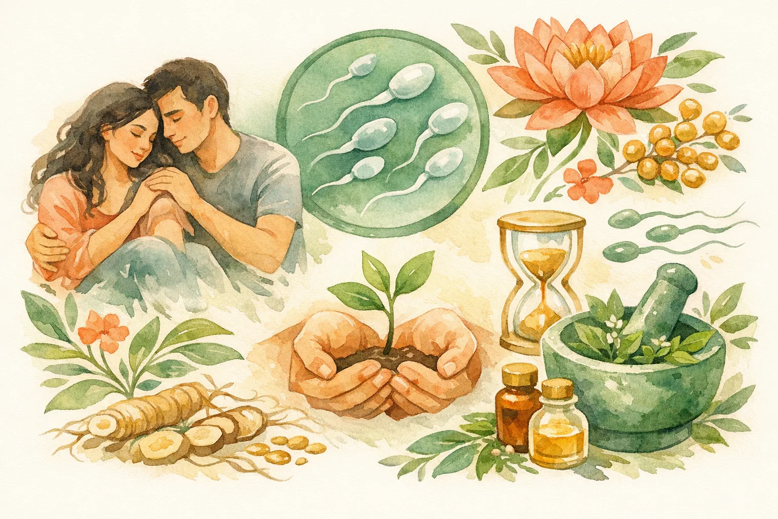 Editorial illustration for Sperm Count Boost - What 40 Years of Research and 6 Clinical Trials Actually Show