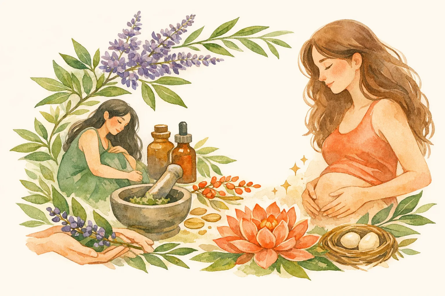 Editorial illustration for Vitex Fertility - What the Research Actually Shows